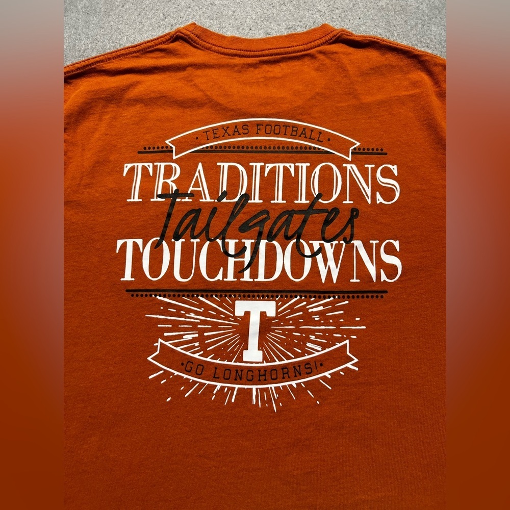 Champion University of Texas Longhorns Pocket T-Shirt Burnt Orange Large - Picture 4 of 6